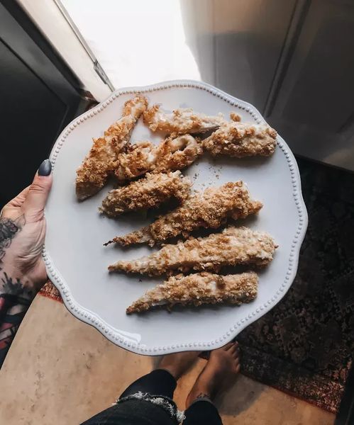 Ideal Protein Friendly Chicken Strips/ What Callie Ate in a Day
